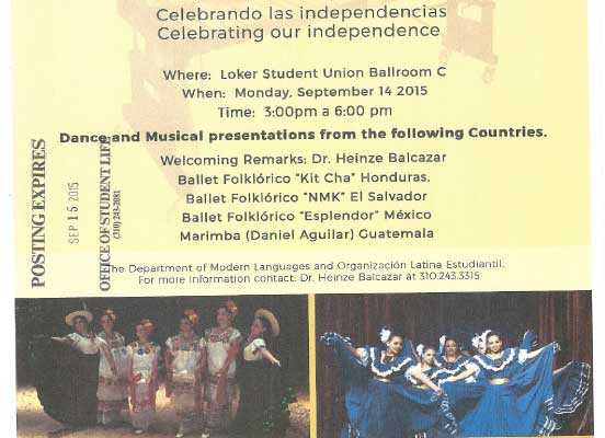 Feria cultural de Centro América y México